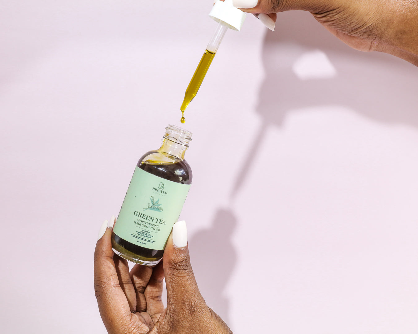 Green Tea Moisturizing Hair Growth Oil - Brewed Hair Care