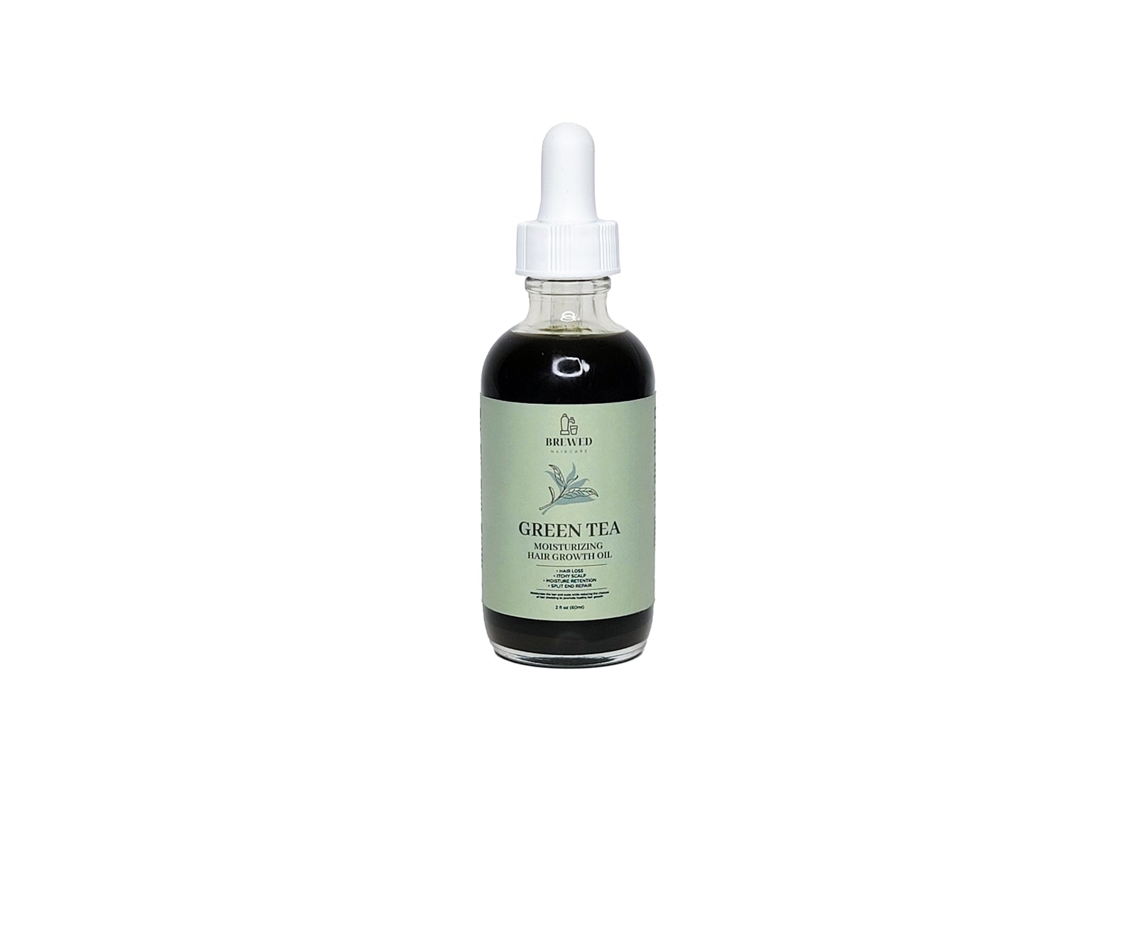 Green Tea Moisturizing Hair Growth Oil - Brewed Hair Care