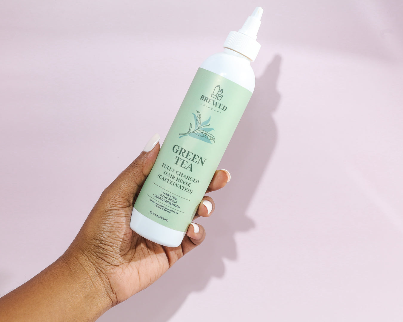 Fully Charged Green Tea Hair Rinse (Caffeinated) - Brewed Hair Care