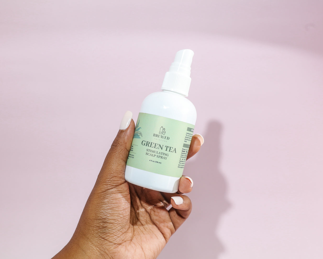 Stimulating Green Tea Scalp Spray - Brewed Hair Care